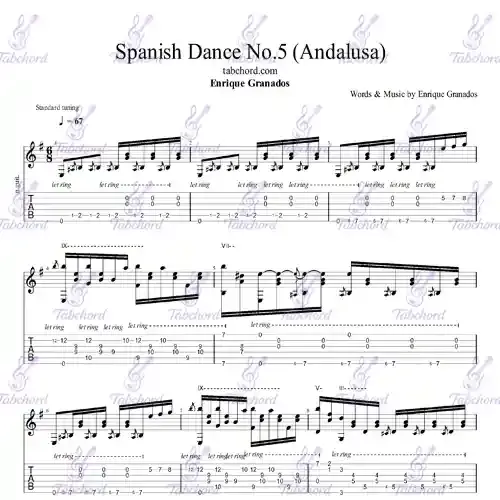 Granados, Enrique - Spanish Dance No 5 (Andalusa)