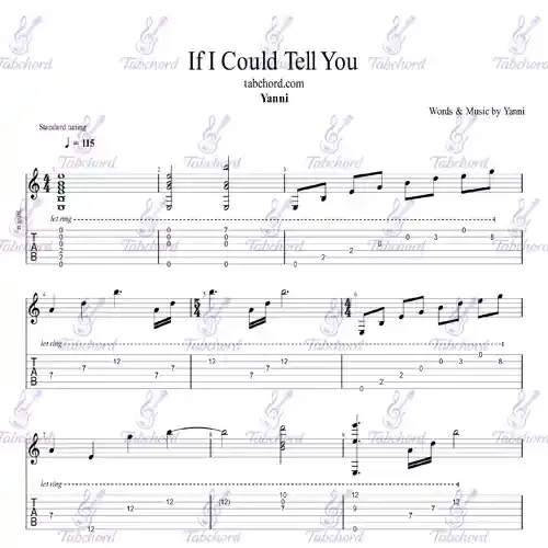 Yanni - If I Could Tell You