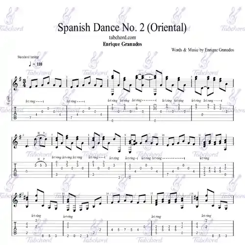 Enrique Granados - Spanish Dance No 2. (Oriental)