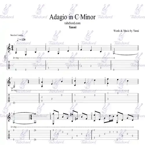Yanni - Adagio in C Minor