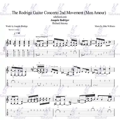 John Williams The Rodrigo Guitar Concerto 2nd Movement Mon Amour